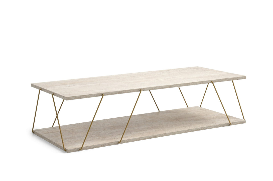 Stolić za kavu Labranda - Gold, Travertine-Vasdom.hr