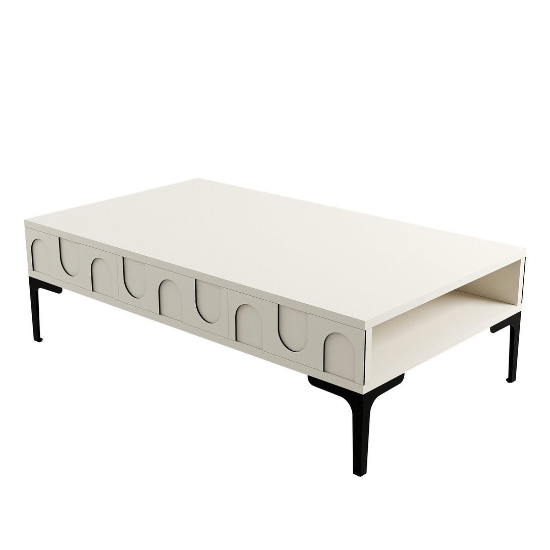 Stolić za kavu Lyon 32 - Cream, Black-Vasdom.hr