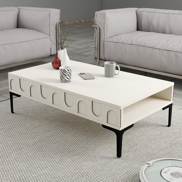 Stolić za kavu Lyon 32 - Cream, Black-Vasdom.hr
