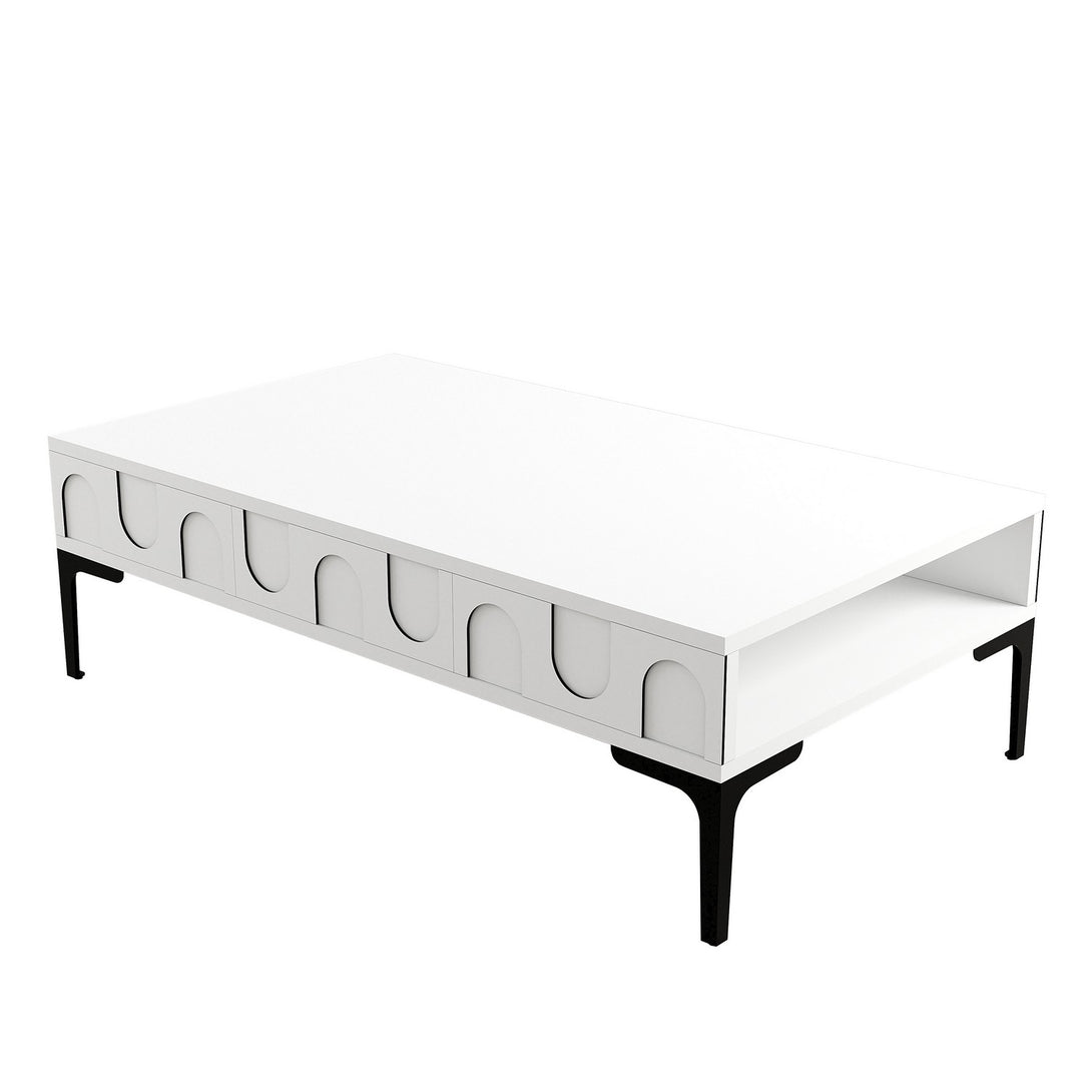 Stolić za kavu Lyon 32 - White, Black-Vasdom.hr
