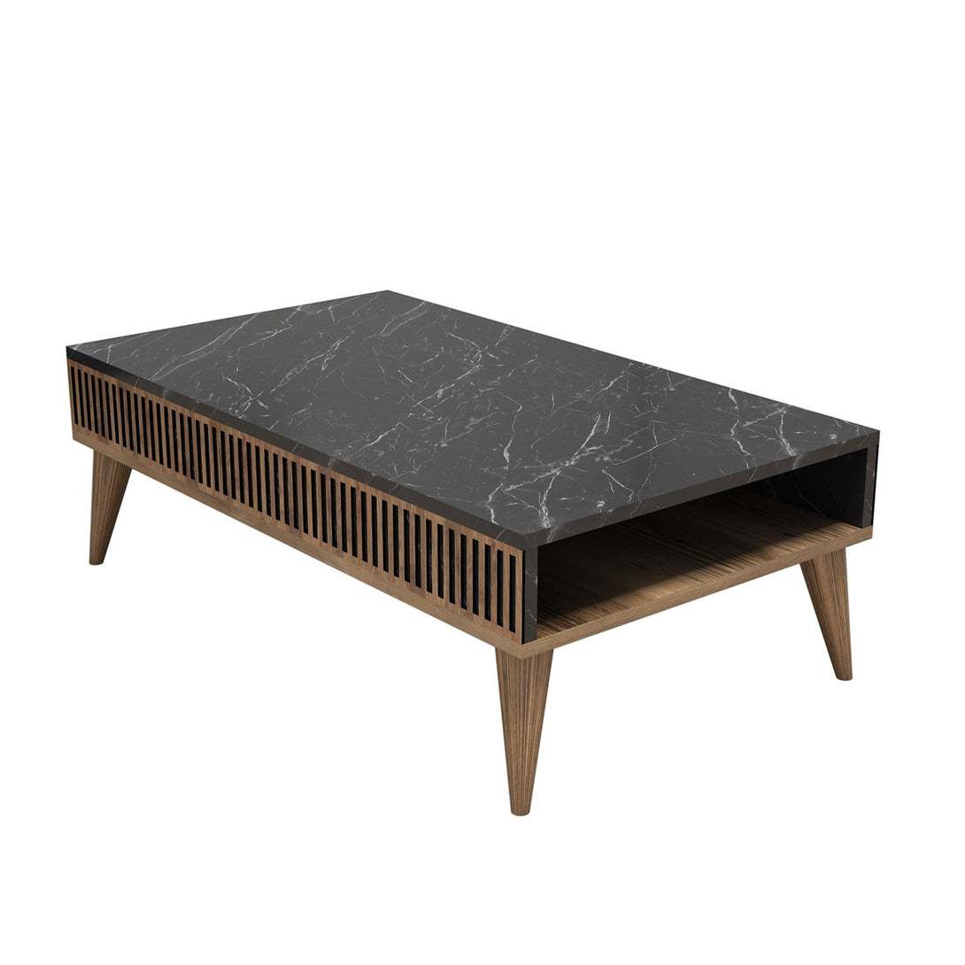 Stolić za kavu Milan - Walnut, Black-Vasdom.hr