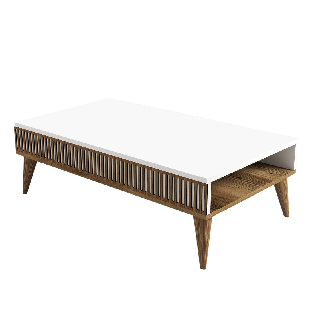 Stolić za kavu Milan - Walnut, White-Vasdom.hr