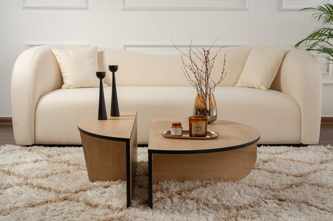 Stolić za kavu Orion - Honey Oak, Black-Vasdom.hr
