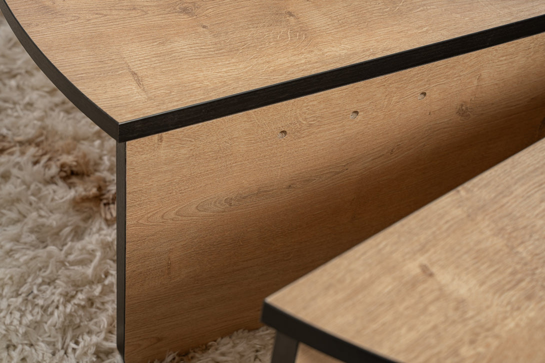 Stolić za kavu Orion - Honey Oak, Black-Vasdom.hr