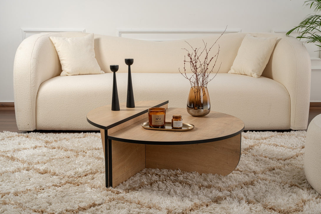 Stolić za kavu Orion - Honey Oak, Black-Vasdom.hr