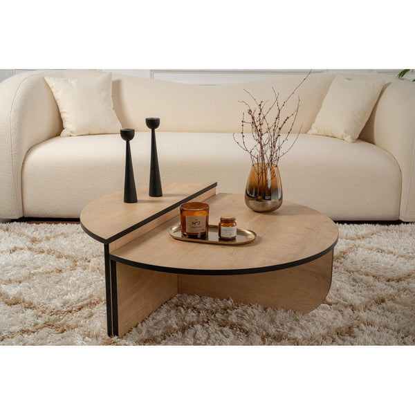 Stolić za kavu Orion - Honey Oak, Black-Vasdom.hr