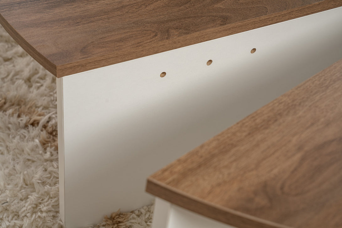 Stolić za kavu Orion - Walnut, White-Vasdom.hr