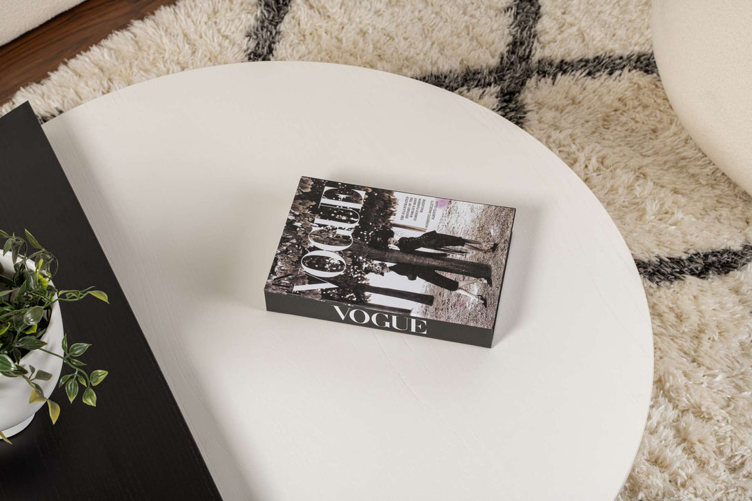 Stolić za kavu Orion - Wood White, Wood Black-Vasdom.hr