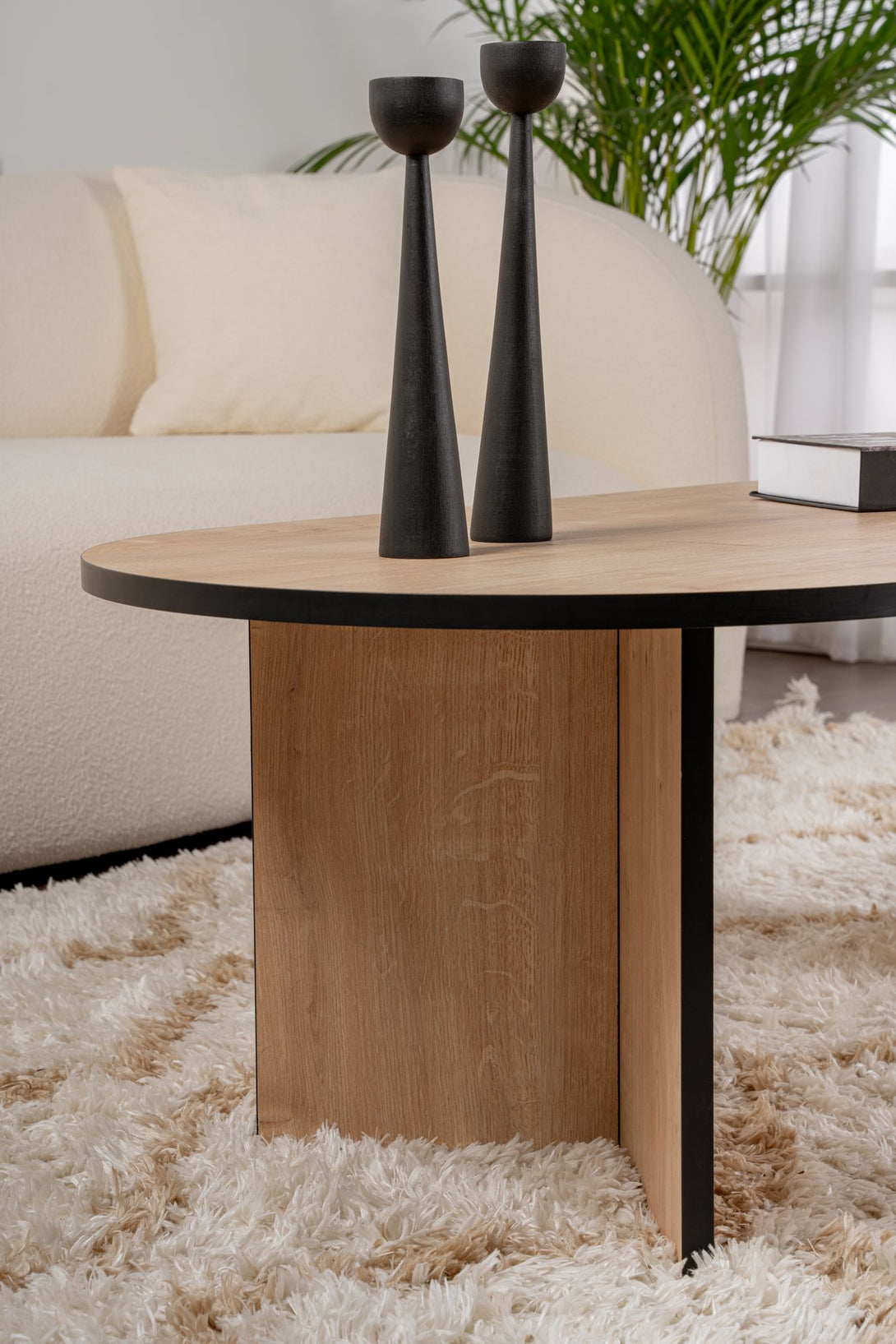 Stolić za kavu Sable - Sapphire Oak, Black-Vasdom.hr