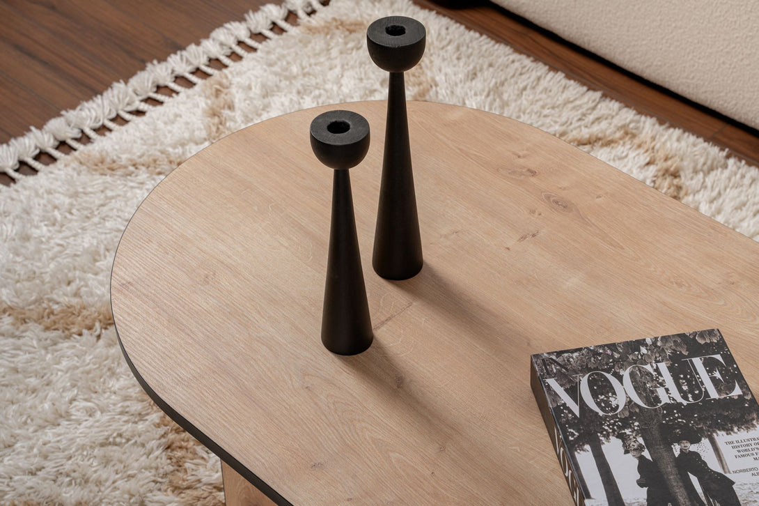 Stolić za kavu Sable - Sapphire Oak, Black-Vasdom.hr