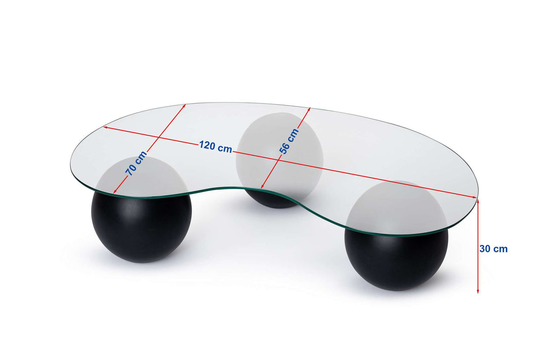 Stolić za kavu Sphere - Black-Vasdom.hr