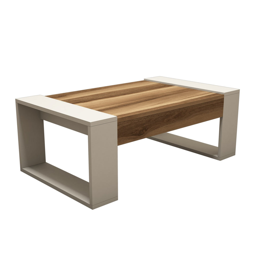 Stolić za kavu Venüs - Walnut, Cream-Vasdom.hr