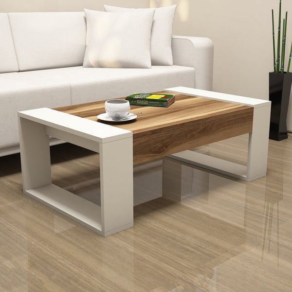 Stolić za kavu Venüs - Walnut, Cream-Vasdom.hr