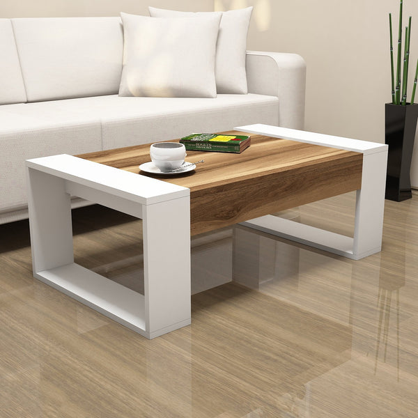 Stolić za kavu Venüs - Walnut, White-Vasdom.hr