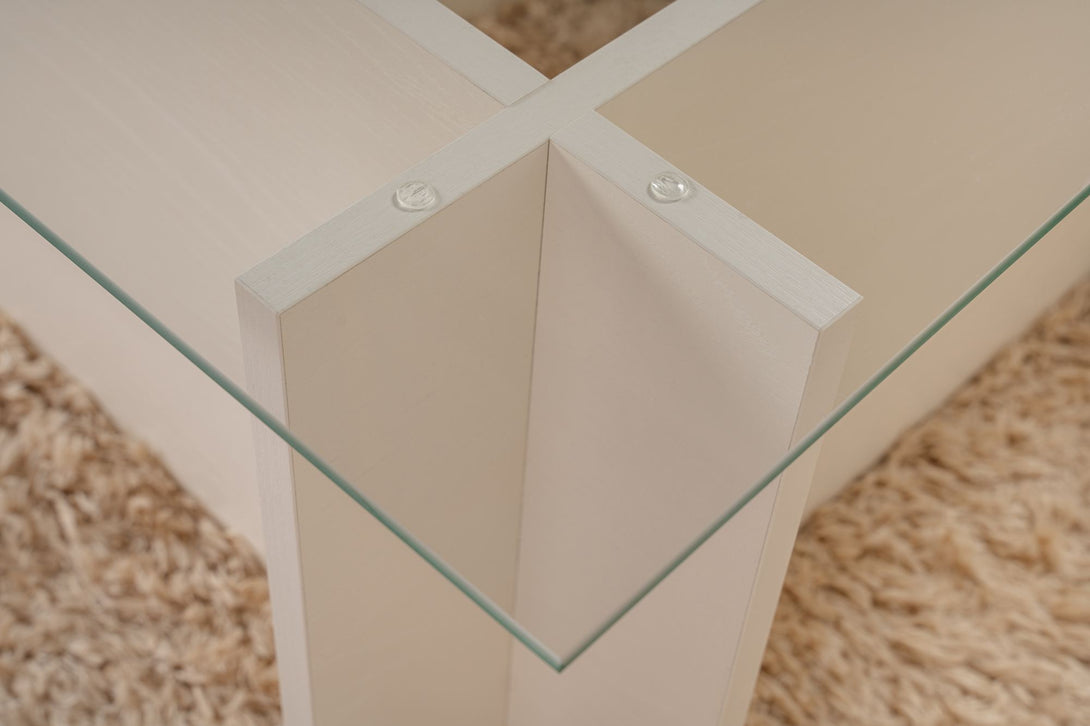 Stolić za kavu Vetrino - Wooden White-Vasdom.hr