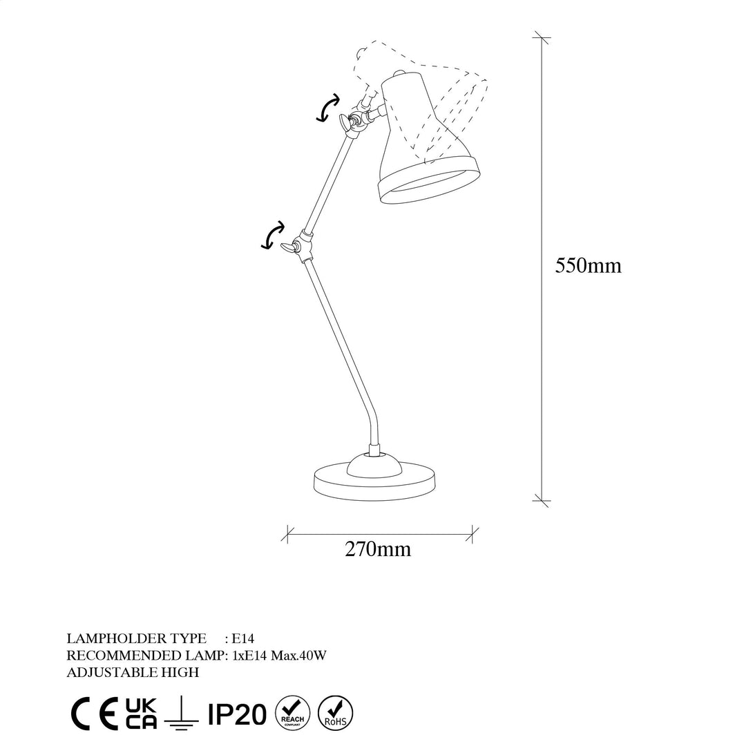 Stolna lampa Mixed - 11505-Vasdom.hr