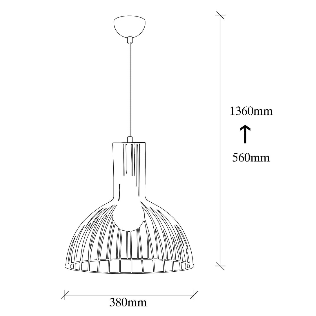 Stropna lampa, crno | Fellini-Vasdom.hr