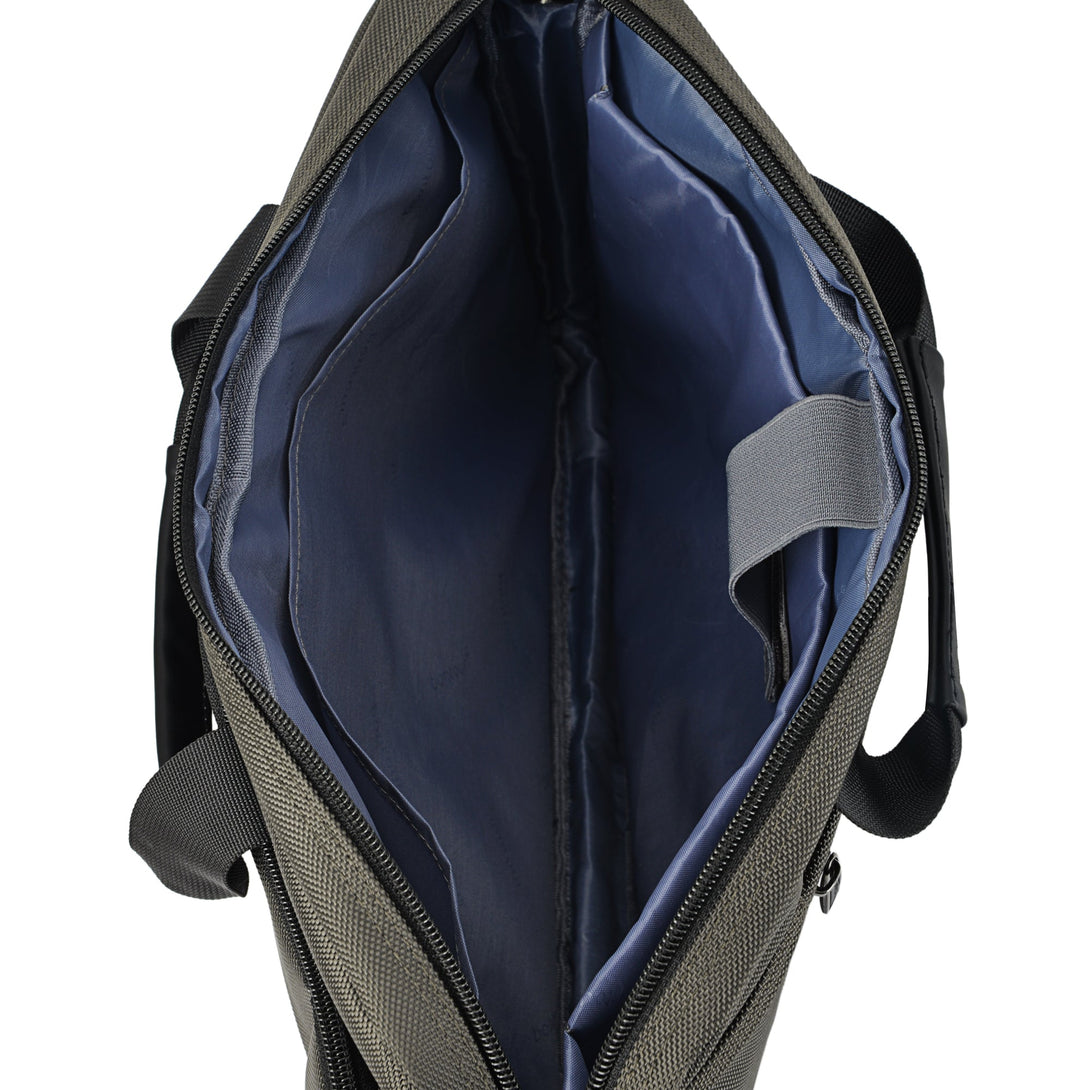Torba za laptop veličine 17" (42 x 31 x 5 cm), sivo-zelene boje | BONTOUR-Vasdom.hr