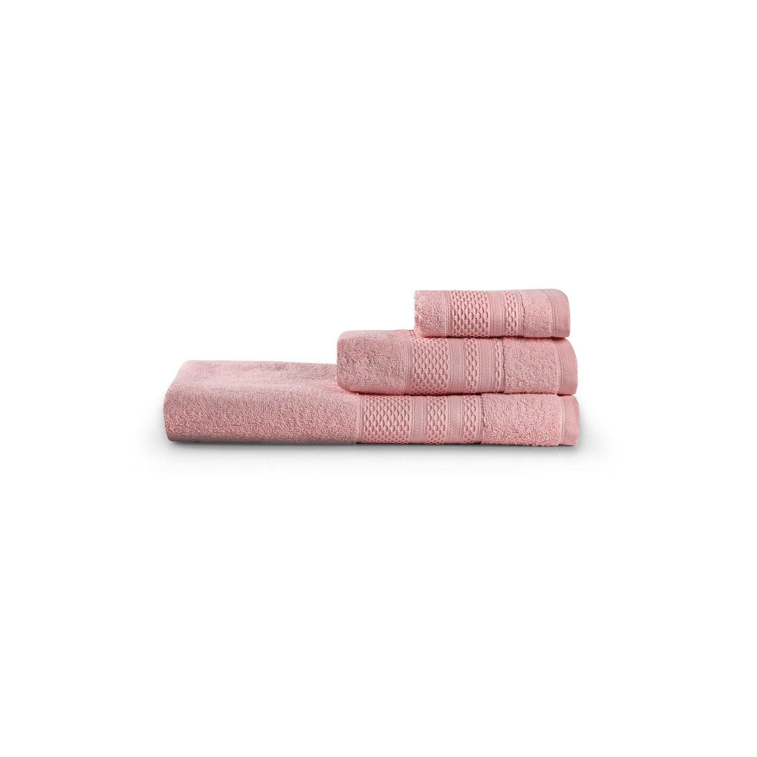 Törölköző Postavi (3 kom) Piramit - Dusty Rose-Vasdom.hr