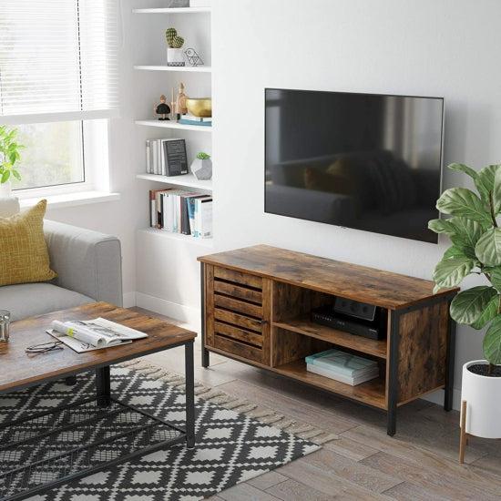 TV ormarić 110 x 40 x 50 cm, rustikalno smeđa | VASAGLE-Vasdom.hr