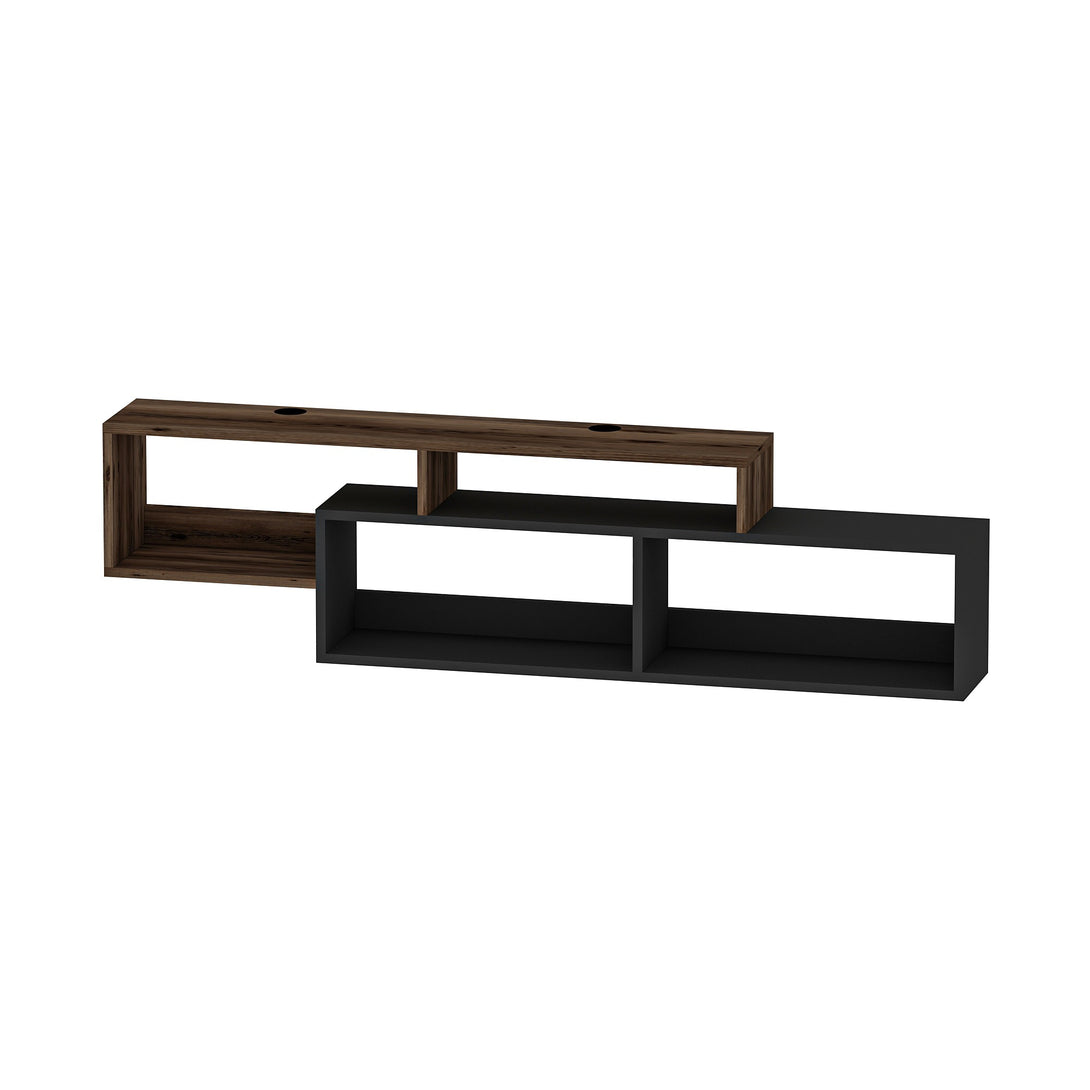 TV ormarić Atlantis - Light Walnut, Anthracite-Vasdom.hr