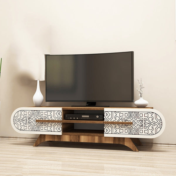 TV ormarić Defne - Walnut Cream-Vasdom.hr