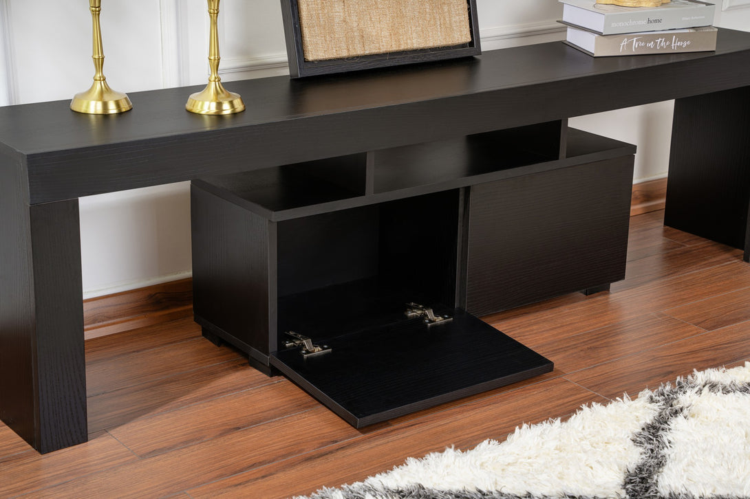 TV ormarić Enclave - Wood Black-Vasdom.hr