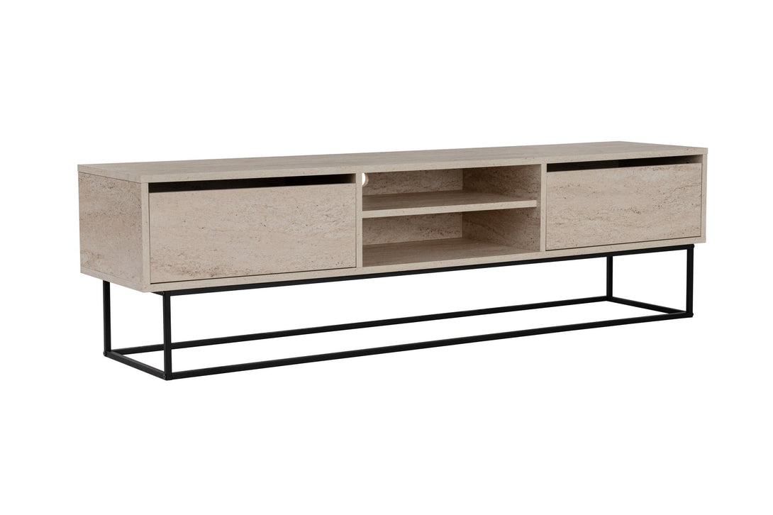 TV ormarić Escape 180 -Black, Travertine-Vasdom.hr