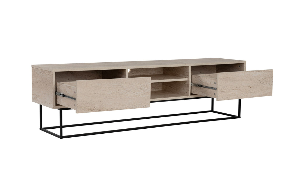 TV ormarić Escape 180 -Black, Travertine-Vasdom.hr