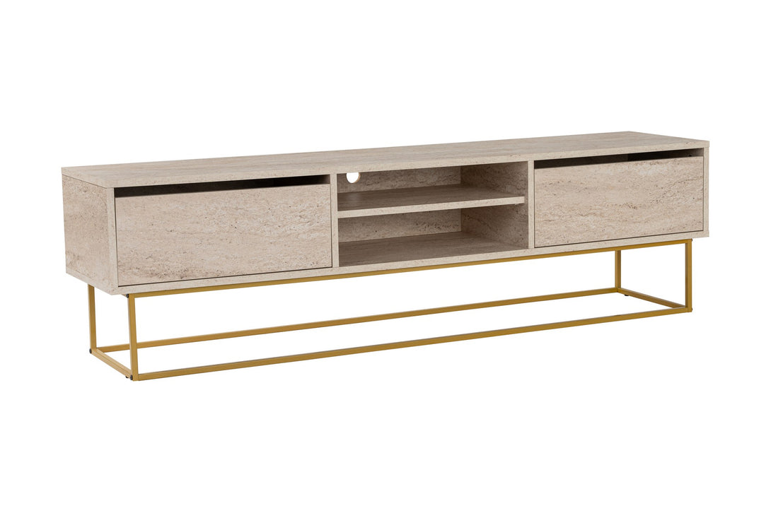 TV ormarić Escape 180 - Gold, Travertine-Vasdom.hr