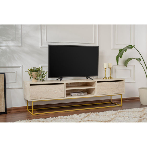 TV ormarić Escape 180 - Gold, Travertine-Vasdom.hr