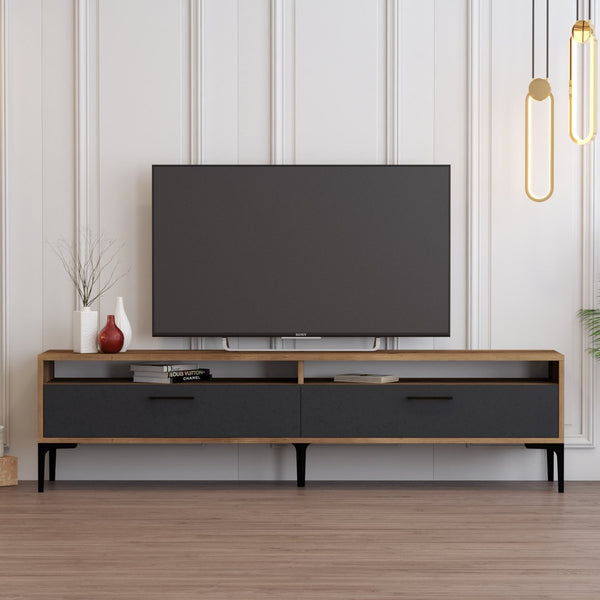 TV ormarić Istanbul 2 - Walnut Anthracite-Vasdom.hr