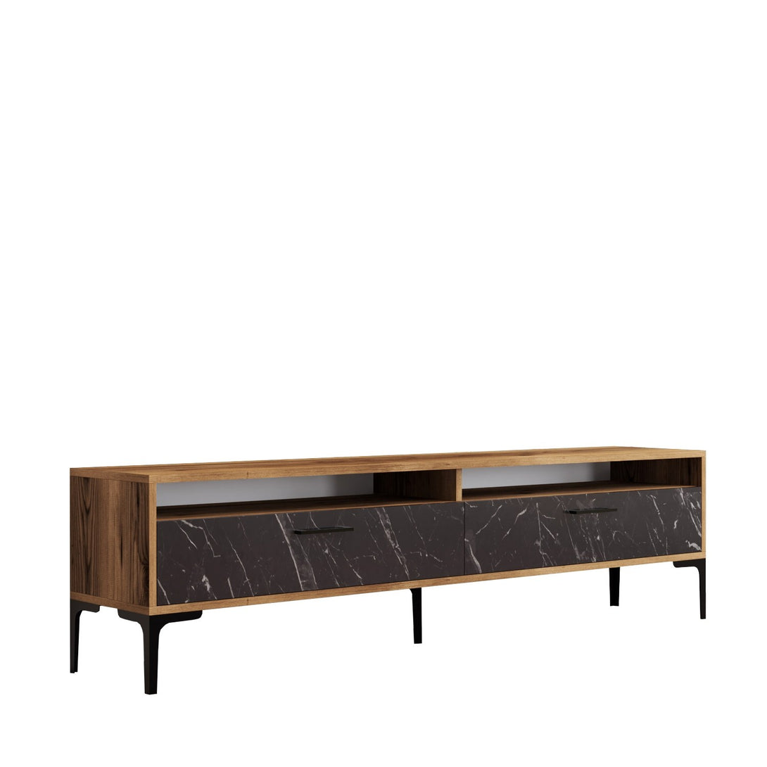 TV ormarić Istanbul 2 - Walnut Black Marble-Vasdom.hr