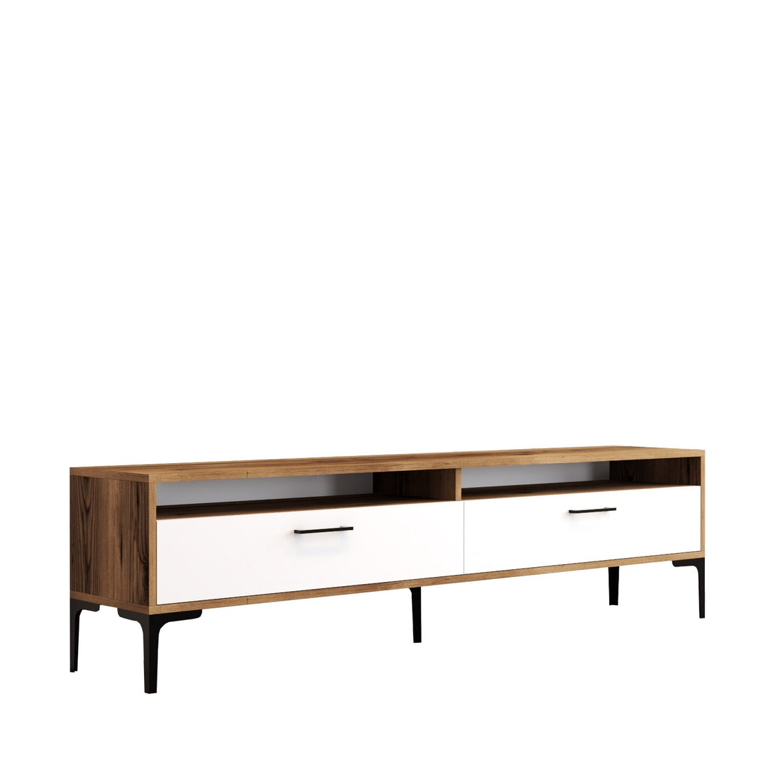TV ormarić Istanbul 2 - Walnut White-Vasdom.hr
