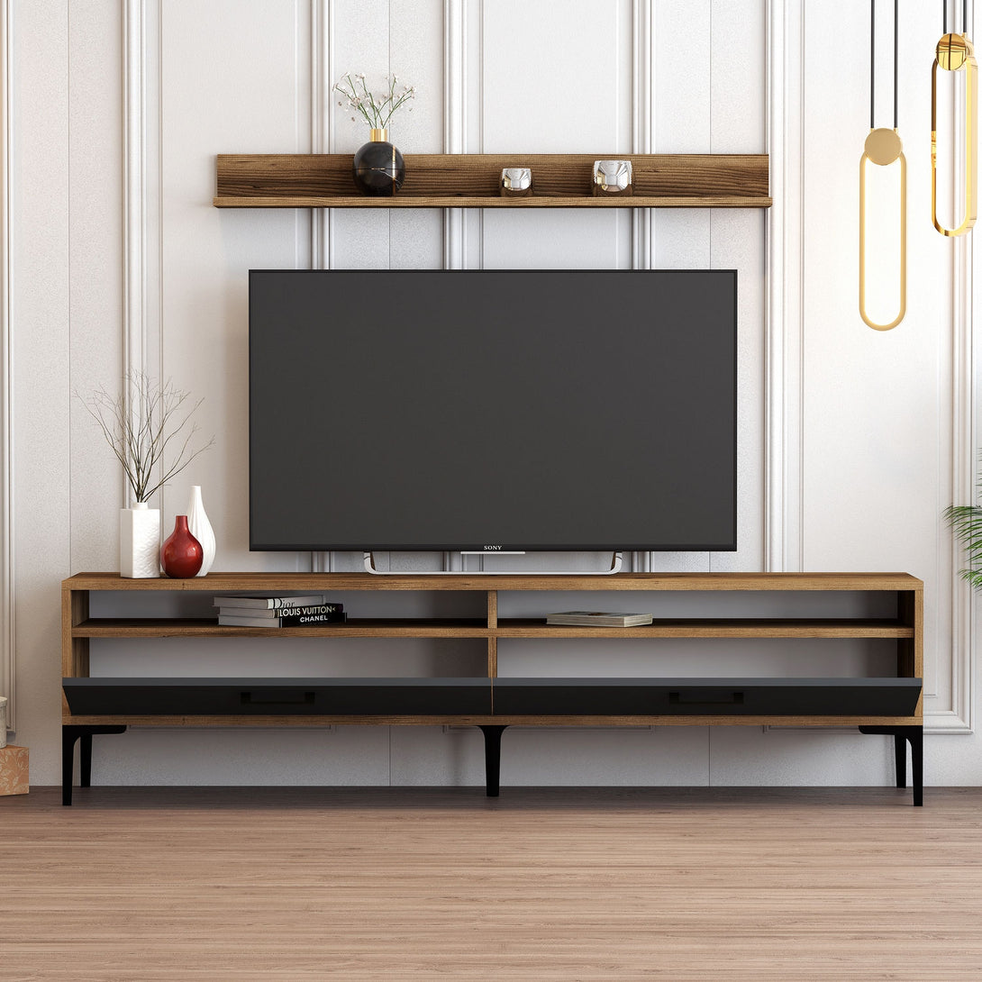 TV ormarić Istanbul - Walnut, Anthracite-Vasdom.hr