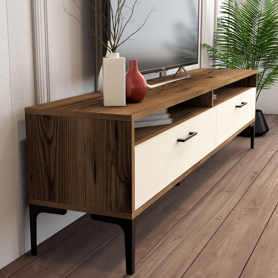 TV ormarić Istanbul - Walnut, Cream-Vasdom.hr