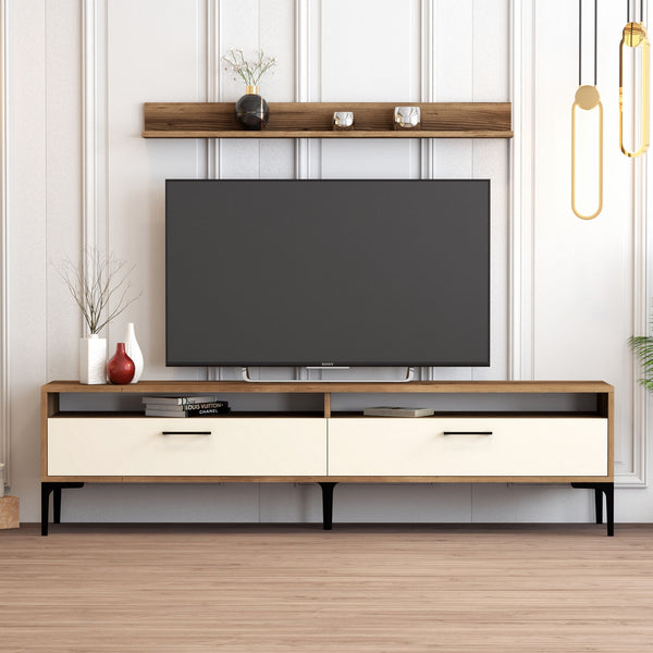 TV ormarić Istanbul - Walnut, Cream-Vasdom.hr