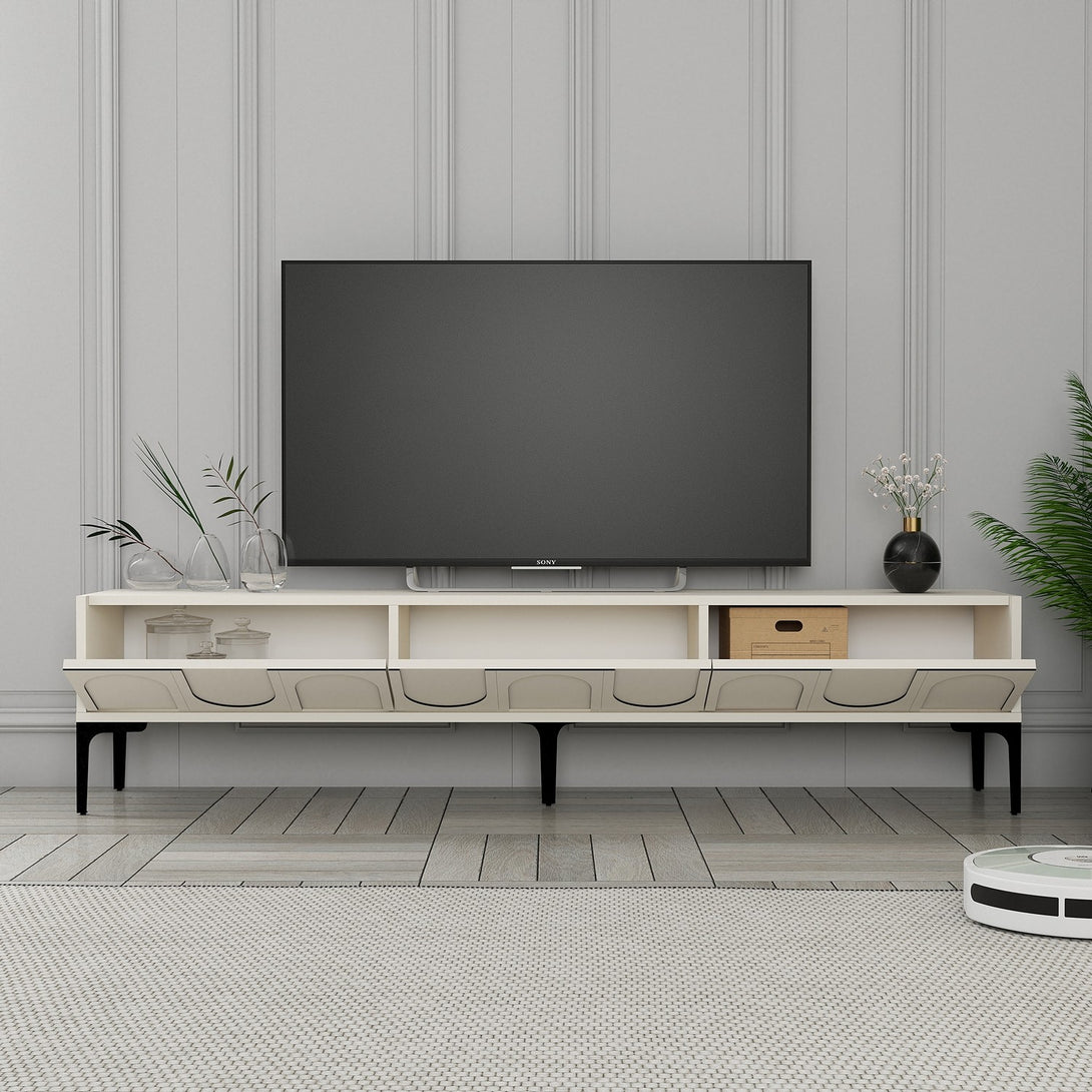 TV ormarić Lyon 42 - Cream, Black-Vasdom.hr
