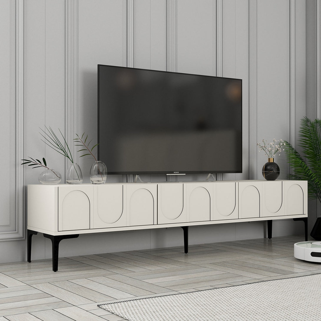 TV ormarić Lyon 42 - Cream, Black-Vasdom.hr