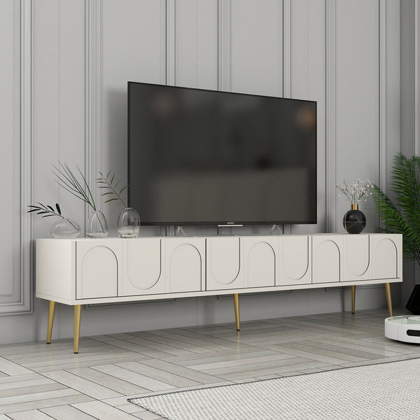 TV ormarić Lyon 43 - Cream, Gold-Vasdom.hr