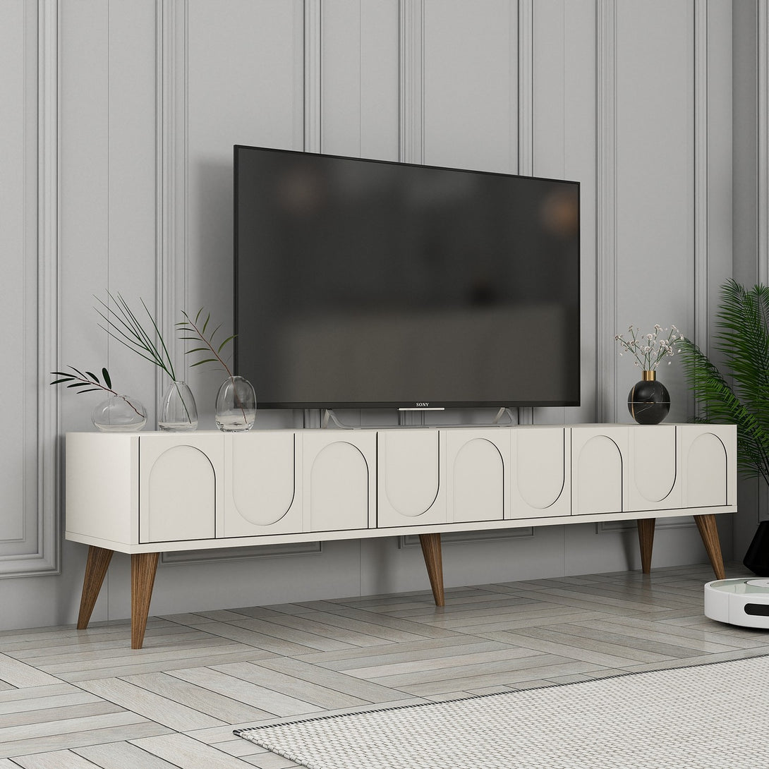 TV ormarić Lyon 44 - Cream, Walnut-Vasdom.hr