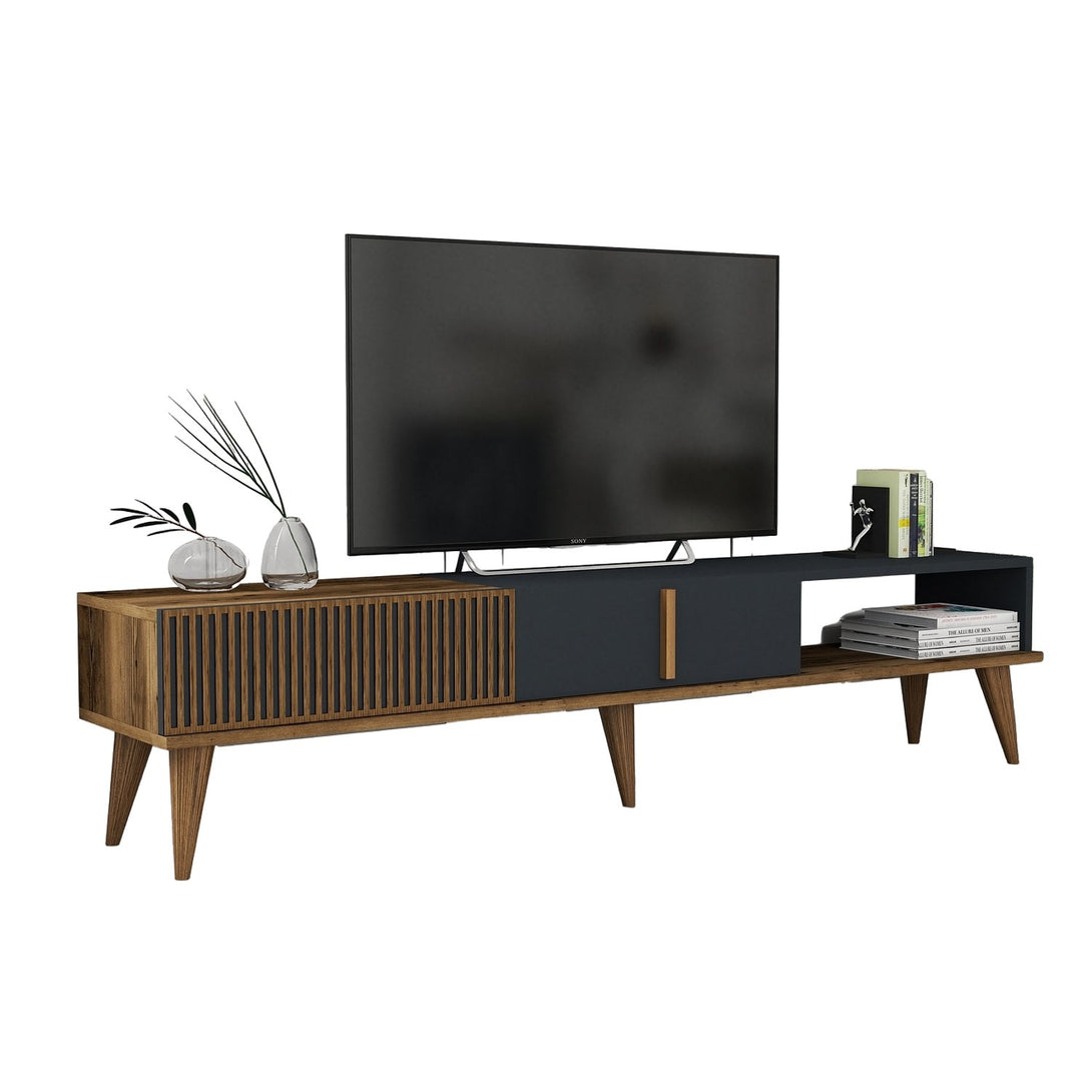 TV ormarić Milan Alt - Walnut, Anthracite-Vasdom.hr
