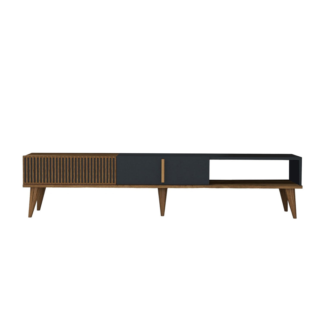 TV ormarić Milan Alt - Walnut, Anthracite-Vasdom.hr