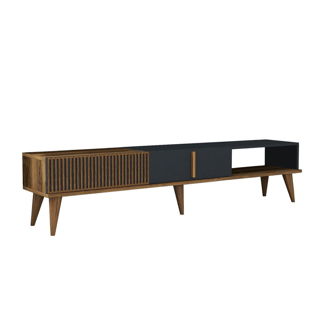 TV ormarić Milan Alt - Walnut, Anthracite-Vasdom.hr