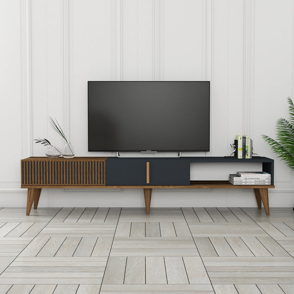 TV ormarić Milan Alt - Walnut, Anthracite-Vasdom.hr