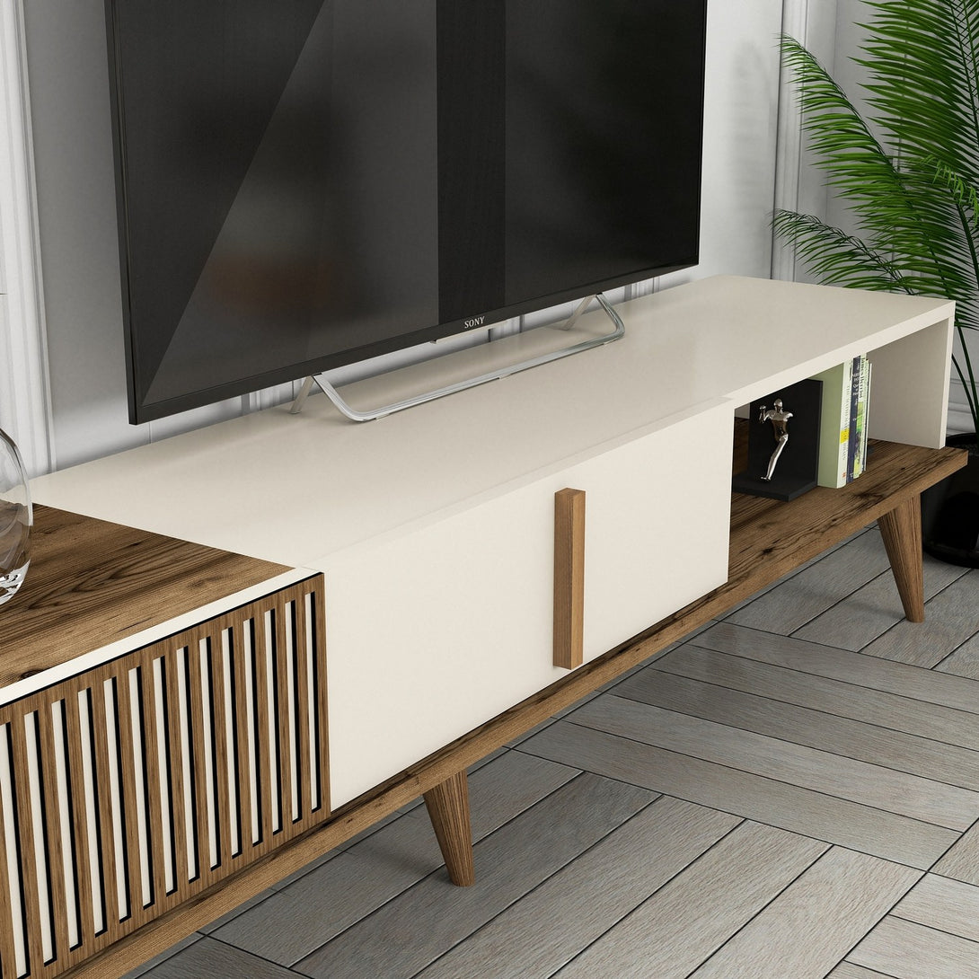 TV ormarić Milan TV - Walnut, Cream-Vasdom.hr