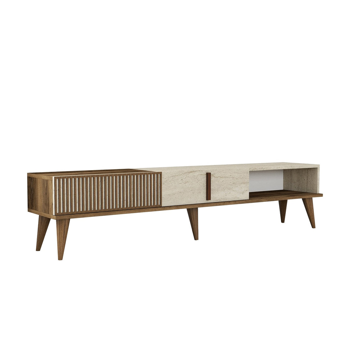 TV ormarić Milan - Walnut, Travertine-Vasdom.hr