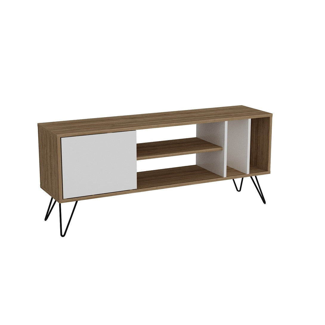 TV ormarić Mistico (140) - Walnut, White-Vasdom.hr
