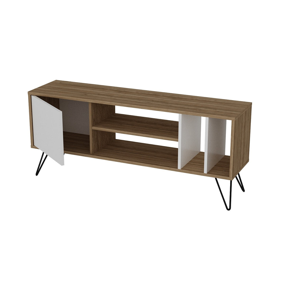 TV ormarić Mistico (140) - Walnut, White-Vasdom.hr