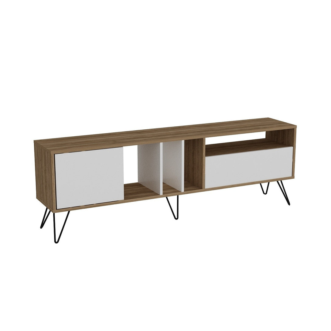 TV ormarić Mistico (180) - Walnut, White-Vasdom.hr